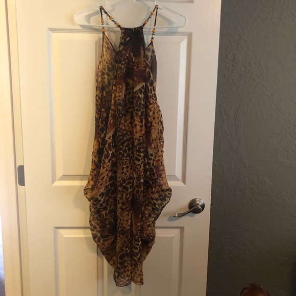 Leopard Print Sheer Coverup - Picture 4 of 4